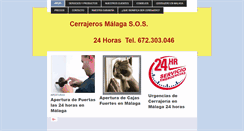 Desktop Screenshot of cerrajerourgentemalaga.es